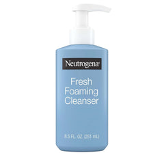 Neutrogena Fresh Foaming Facial Cleanser, All-In-One Makeup Remover Face Wash for Normal to Oily Skin Deeply Cleanses & Removes Waterproof Makeup, Soap-Free, Non-Comedogenic, 8.5 fl. oz